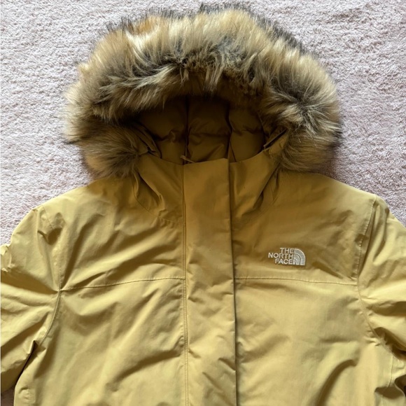 The North Face women’s arctic parka 550 dry vent in antelope tan sz 2XL - Picture 3 of 16
